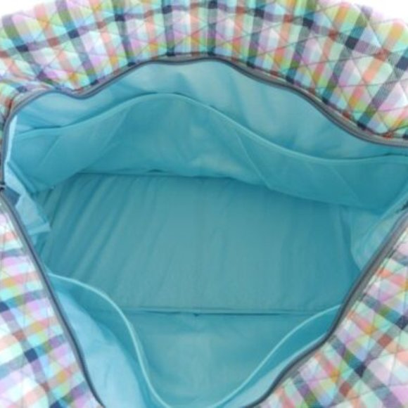 🎉HP🎉Vera Bradley Grand Traveler in Gingham Plaid - Picture 3 of 5